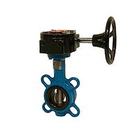 شیر پروانه ای 2 اینچ دیسک استیل Gearbox Type اینسترومیت